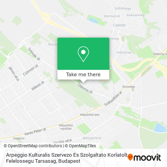 Arpeggio Kulturalis Szervezo Es Szolgaltato Korlatolt Felelossegu Tarsasag map