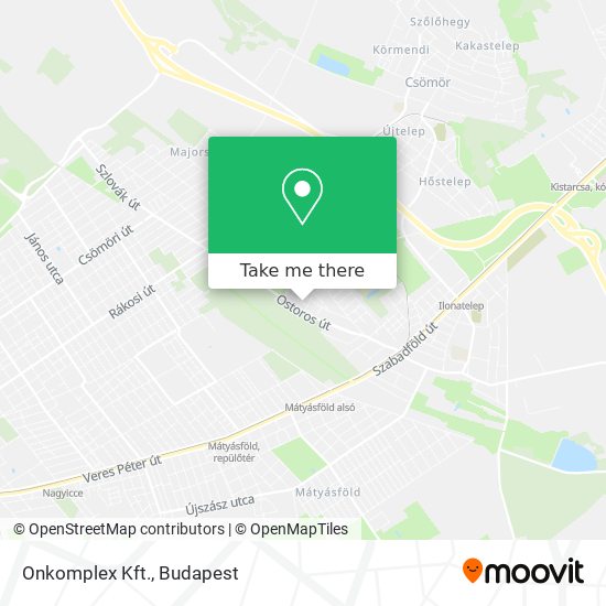 Onkomplex Kft. map