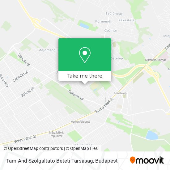 Tam-And Szolgaltato Beteti Tarsasag map