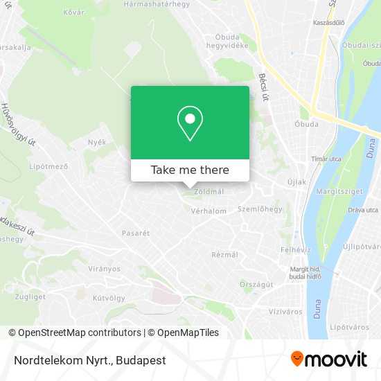 Nordtelekom Nyrt. map