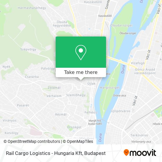 Rail Cargo Logistics - Hungaria Kft map