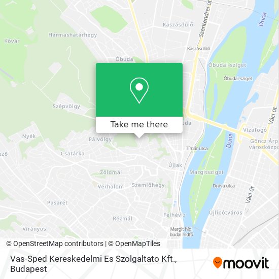 Vas-Sped Kereskedelmi Es Szolgaltato Kft. map