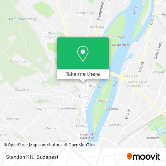 Standon Kft. map