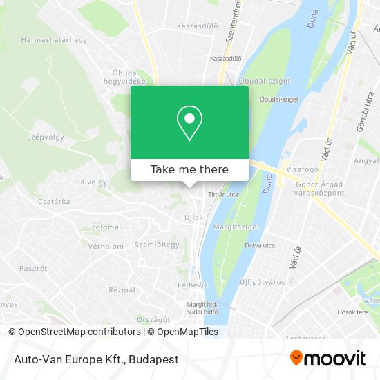 Auto-Van Europe Kft. map