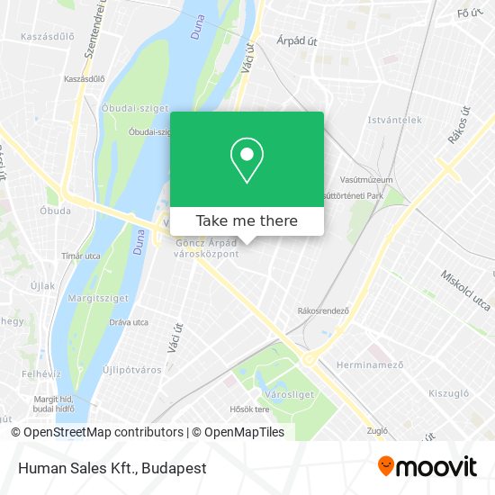 Human Sales Kft. map