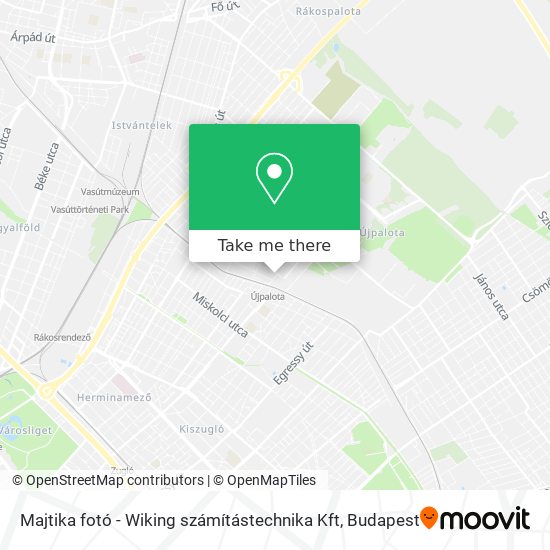 Majtika fotó - Wiking számítástechnika Kft map