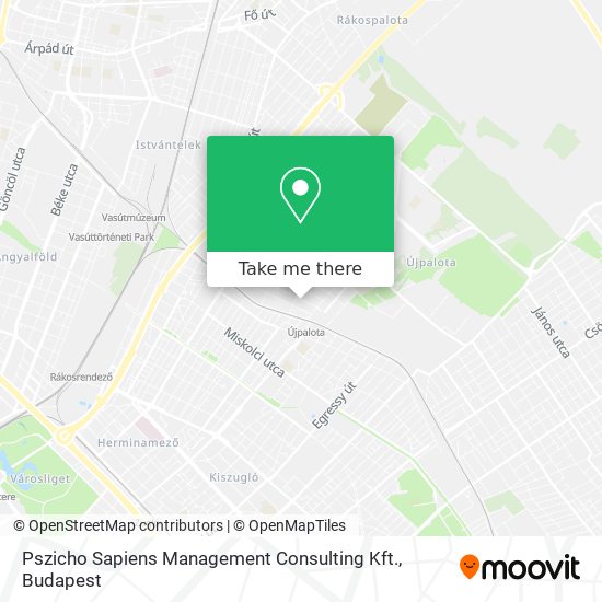 Pszicho Sapiens Management Consulting Kft. map