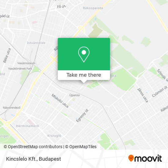 Kincslelo Kft. map