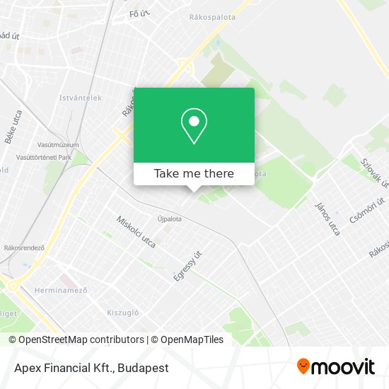 Apex Financial Kft. map