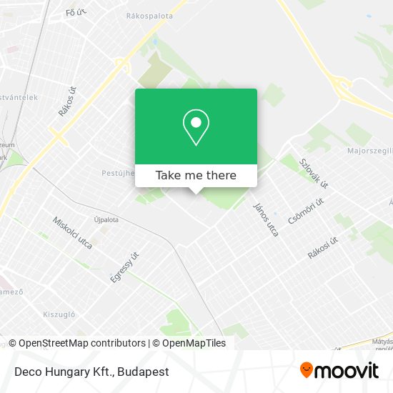 Deco Hungary Kft. map