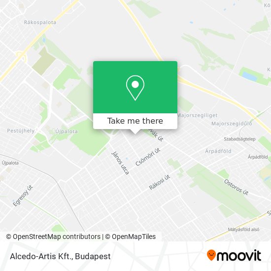 Alcedo-Artis Kft. map