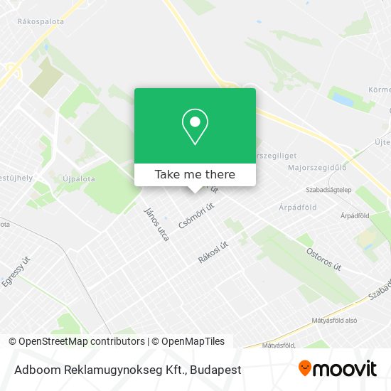 Adboom Reklamugynokseg Kft. map