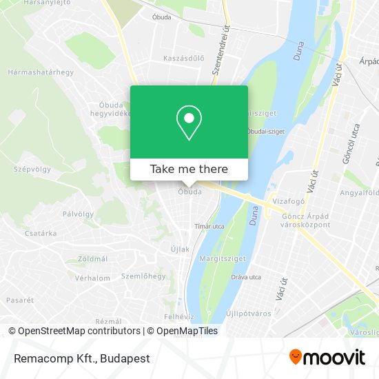 Remacomp Kft. map