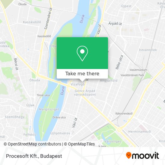 Procesoft Kft. map