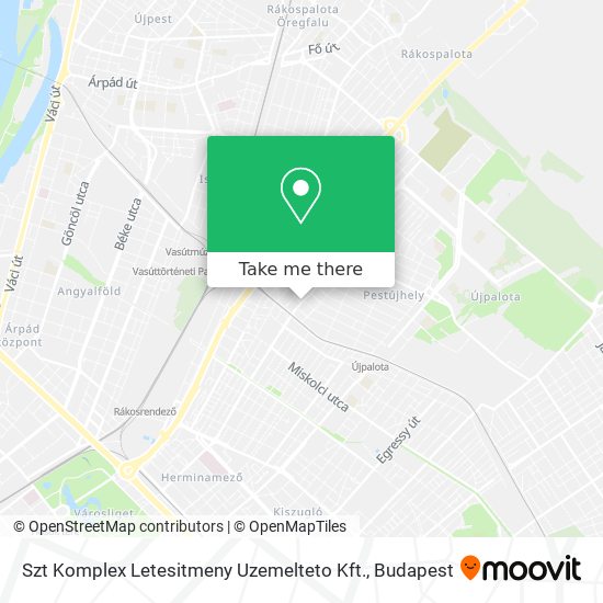 Szt Komplex Letesitmeny Uzemelteto Kft. map