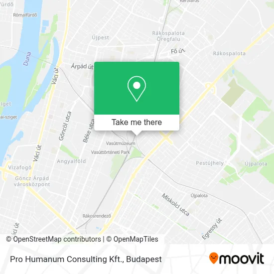 Pro Humanum Consulting Kft. map