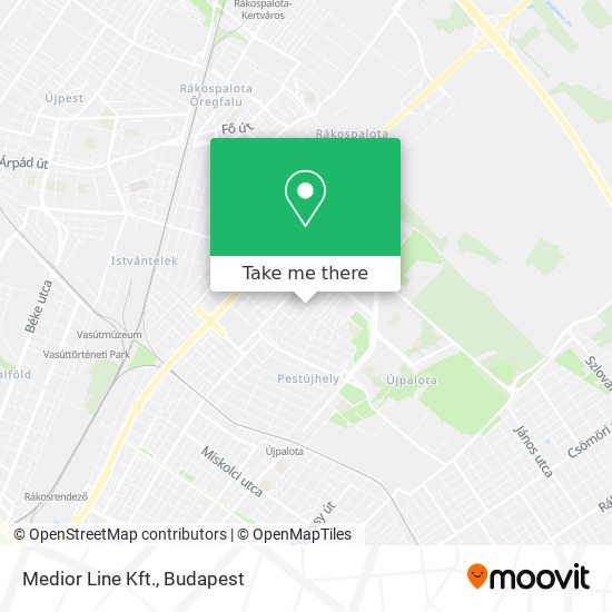 Medior Line Kft. map