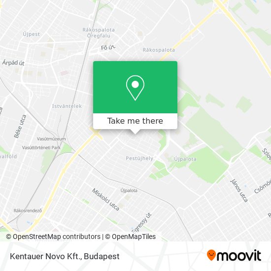 Kentauer Novo Kft. map