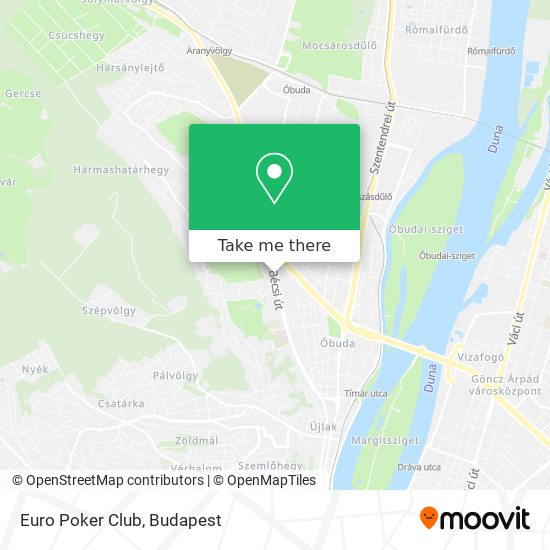 Euro Poker Club map