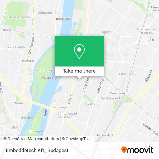 Embeddetech Kft. map