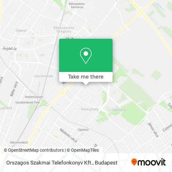 Orszagos Szakmai Telefonkonyv Kft. map