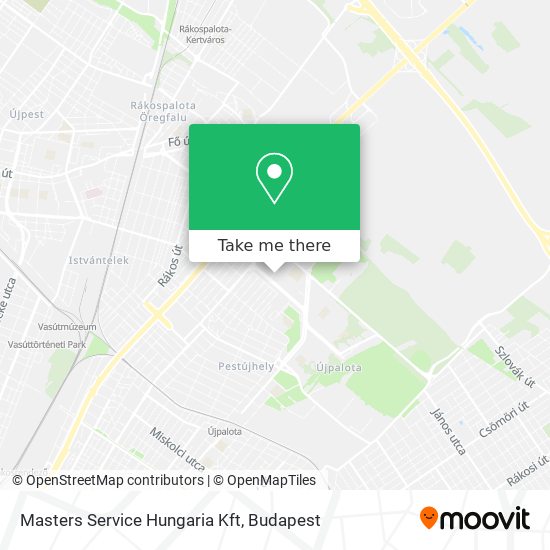 Masters Service Hungaria Kft map