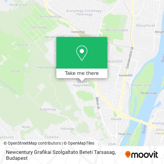 Newcentury Grafikai Szolgaltato Beteti Tarsasag map