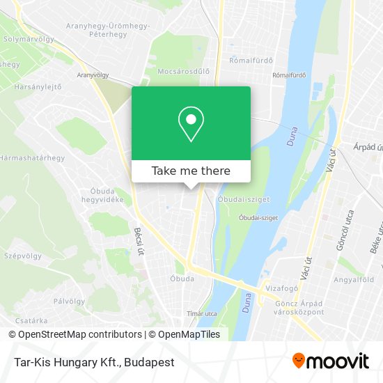 Tar-Kis Hungary Kft. map