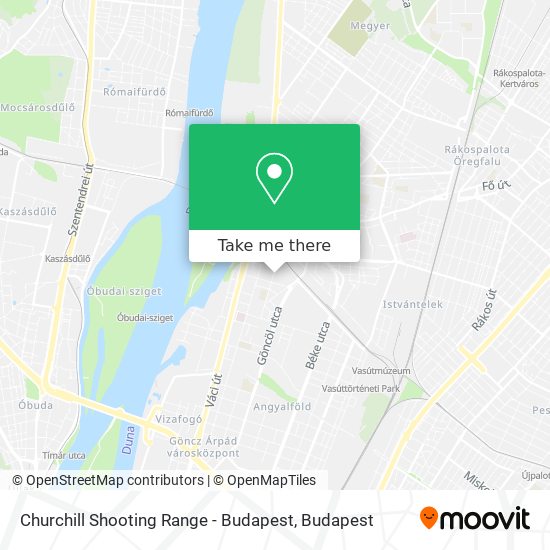 Churchill Shooting Range - Budapest map