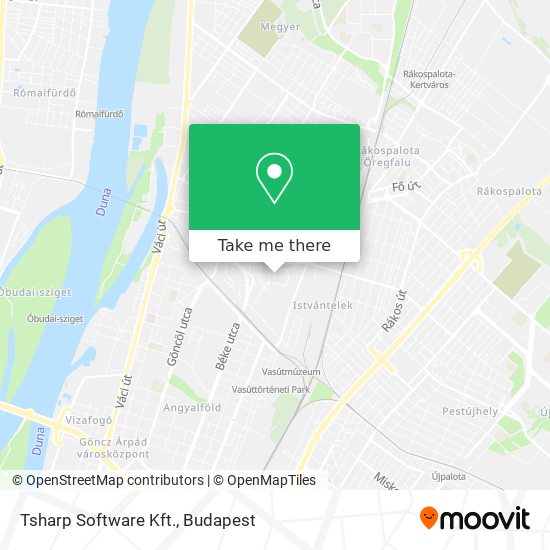 Tsharp Software Kft. map