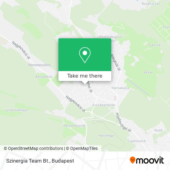 Szinergia Team Bt. map