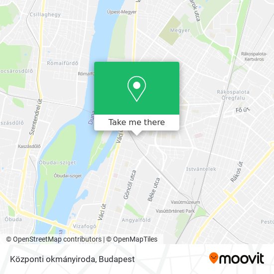 Központi okmányiroda map