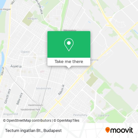 Tectum ingatlan Bt. map