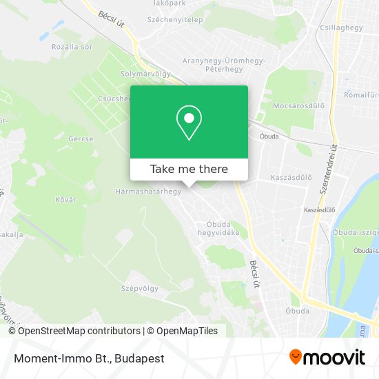 Moment-Immo Bt. map