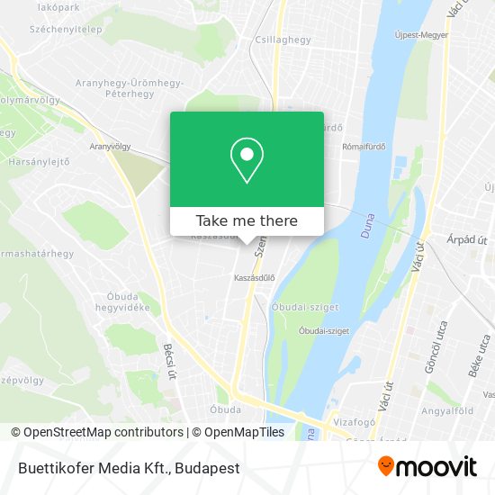 Buettikofer Media Kft. map