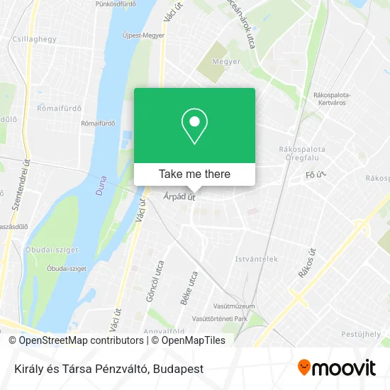 Király és Társa Pénzváltó map