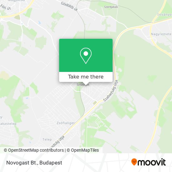 Novogast Bt. map