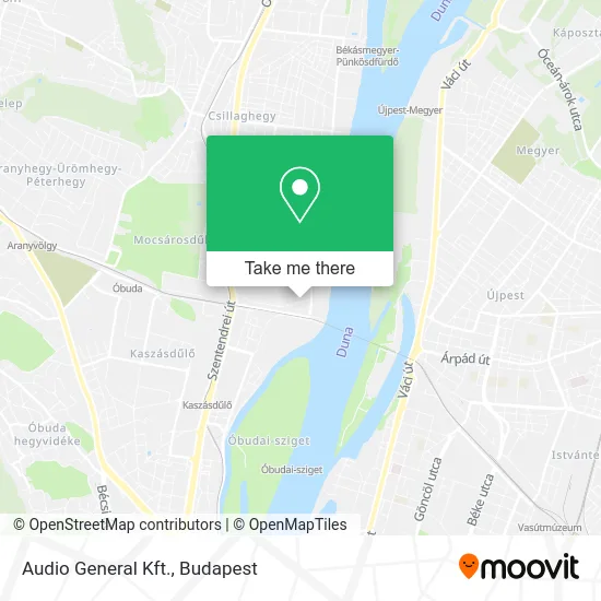 Audio General Kft. map