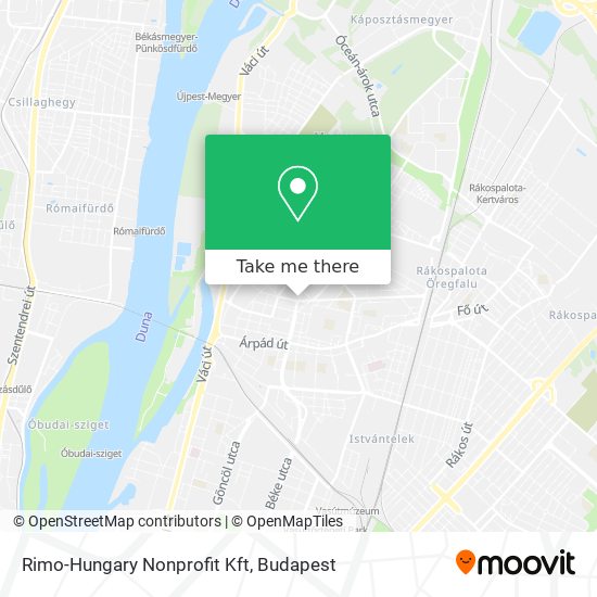 Rimo-Hungary Nonprofit Kft map