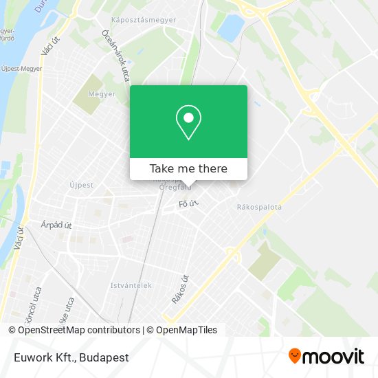 Euwork Kft. map