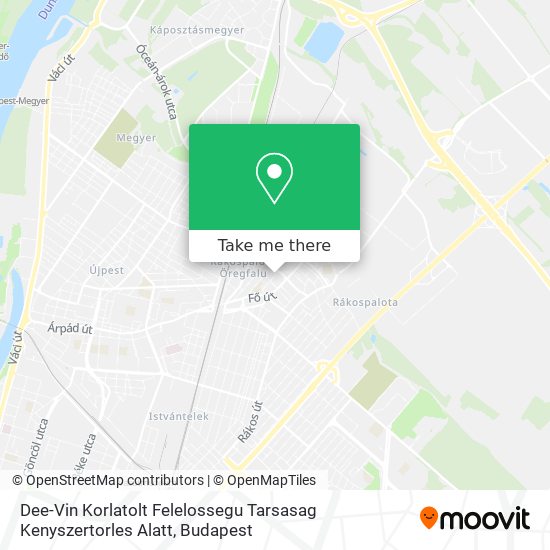 Dee-Vin Korlatolt Felelossegu Tarsasag Kenyszertorles Alatt map