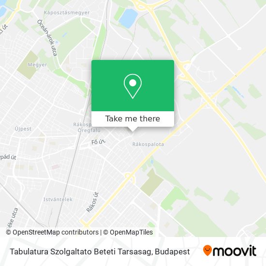 Tabulatura Szolgaltato Beteti Tarsasag map