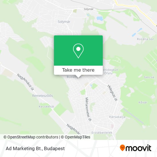 Ad Marketing Bt. map