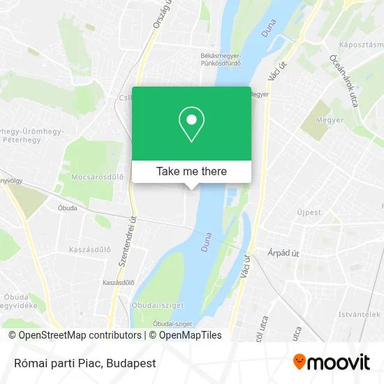 Római parti Piac map