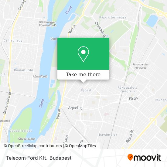 Telecom-Ford Kft. map