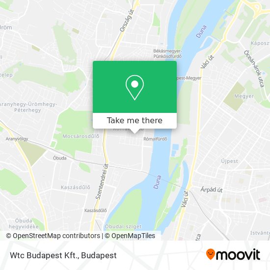 Wtc Budapest Kft. map