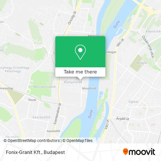 Fonix-Granit Kft. map