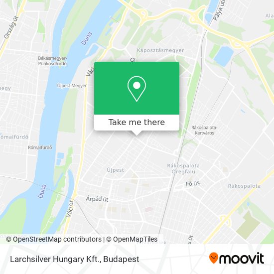 Larchsilver Hungary Kft. map