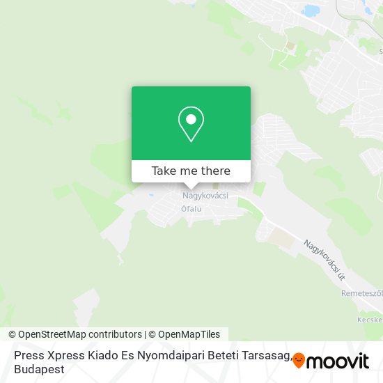 Press Xpress Kiado Es Nyomdaipari Beteti Tarsasag map