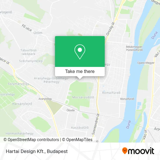 Hartai Design Kft. map